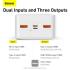 Baseus Bipow Digital Display Power Bank 30000mAh 20W Portable Phone Charger - White